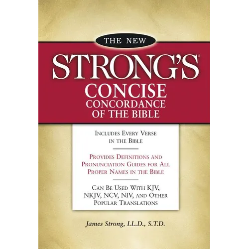 New Strong's Concise Concordance of the Bible - Paperback