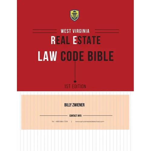 West Virginia Real Estate Law Code Bible - Paperback